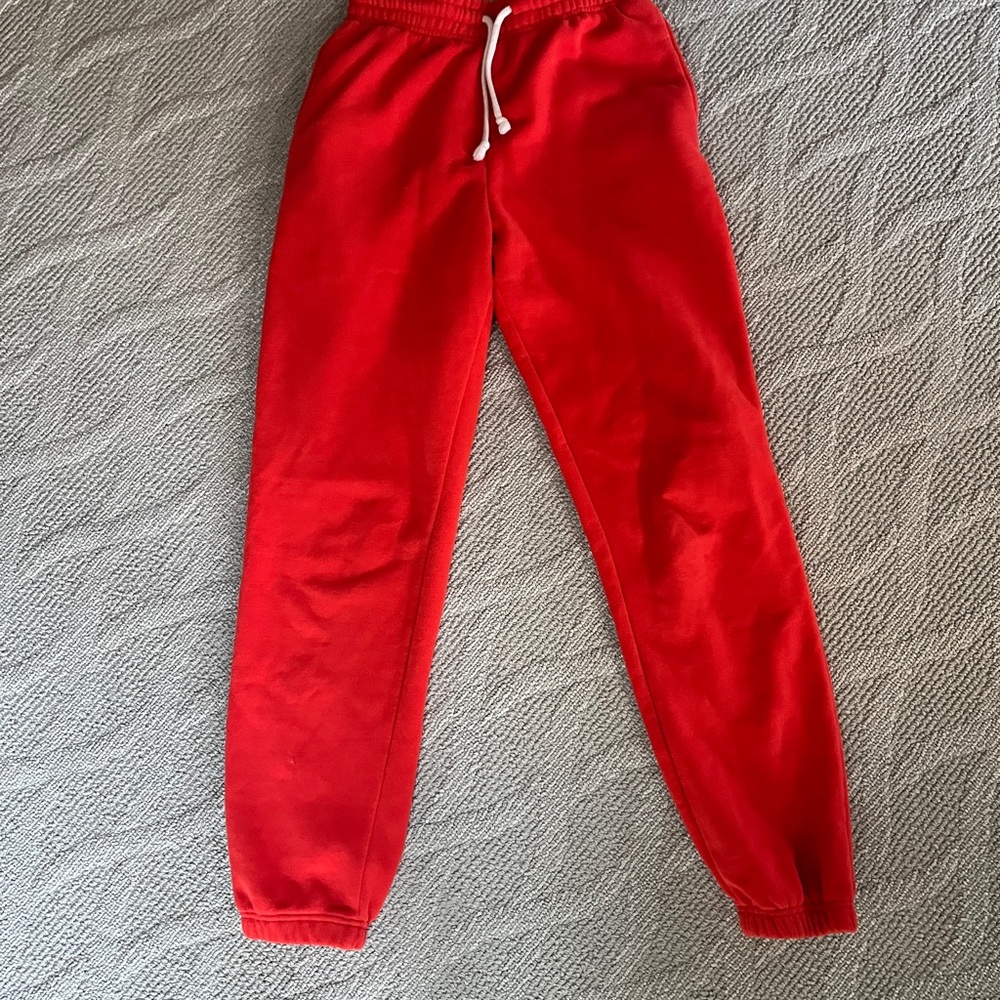 Out from Under Vibrant Orange Unisex Jogger Sweatpants
